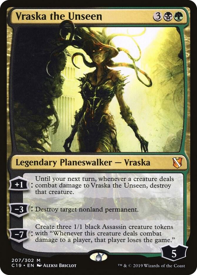 0207 Vraska the Unseen M Commander 2019