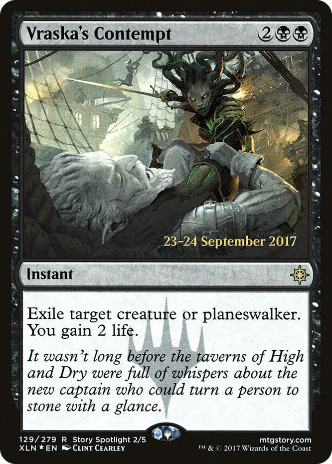 0129 Vraska's Contempt R Prerelease Cards