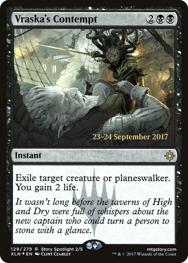 0129 Vraska's Contempt R Prerelease Cards
