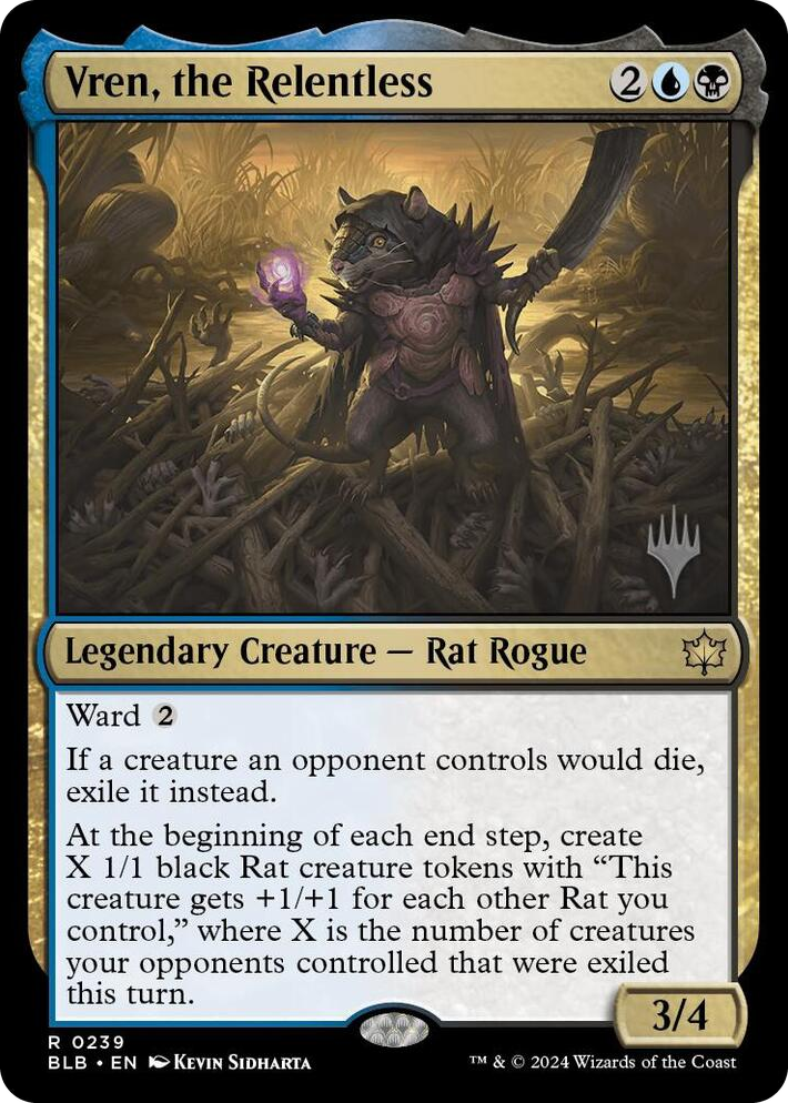 0239 Vren, the Relentless R Promo Pack: Bloomburrow