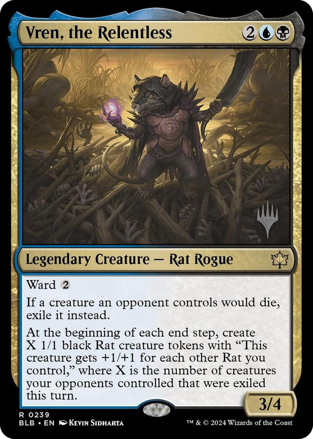 0239 Vren, the Relentless R Promo Pack: Bloomburrow