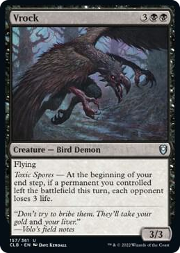 Vrock #157 U - Commander Legends: Battle for Baldur's Gate Pokemon card
