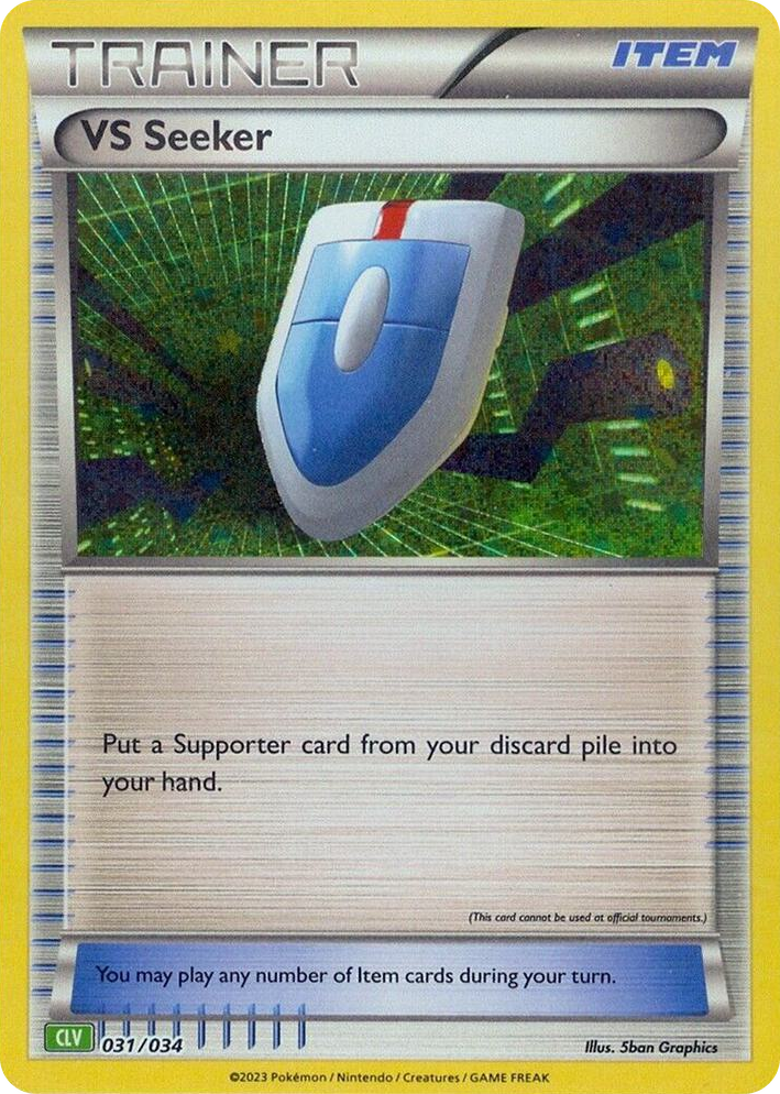 0031 VS Seeker (CLV) Holo Rare Trading Card Game Classic