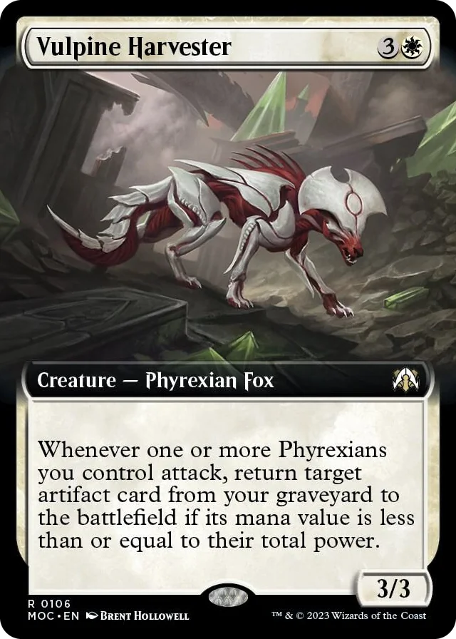 0106 Vulpine Harvester (Extended Art) R Commander: March of the Machine