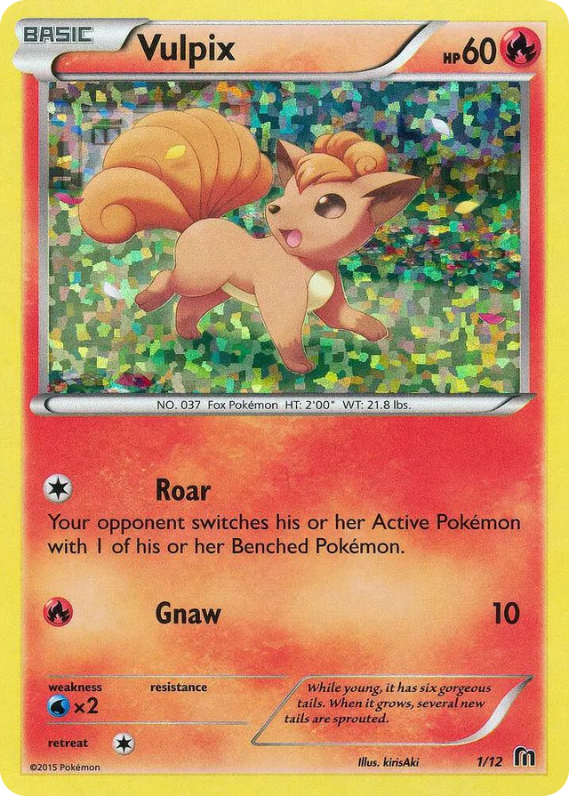 0001 Vulpix Promo McDonald's Promos 2016