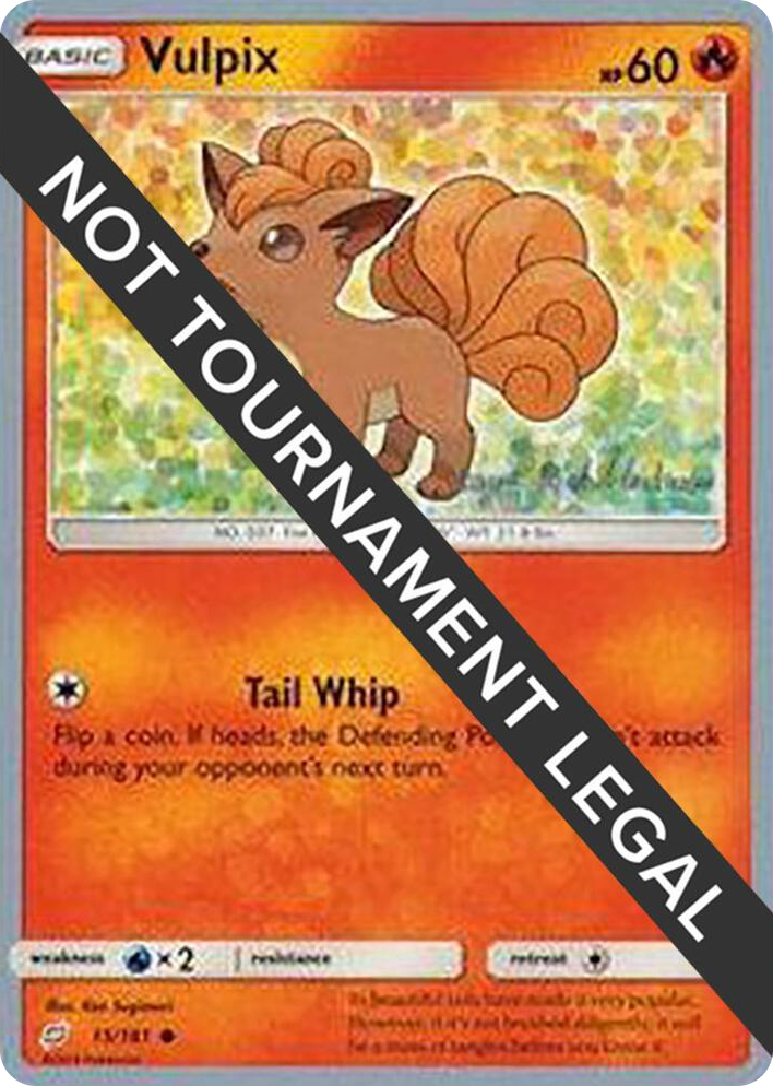 0015 Vulpix - 2019 (Kaya Lichtleitner) Common World Championship Decks