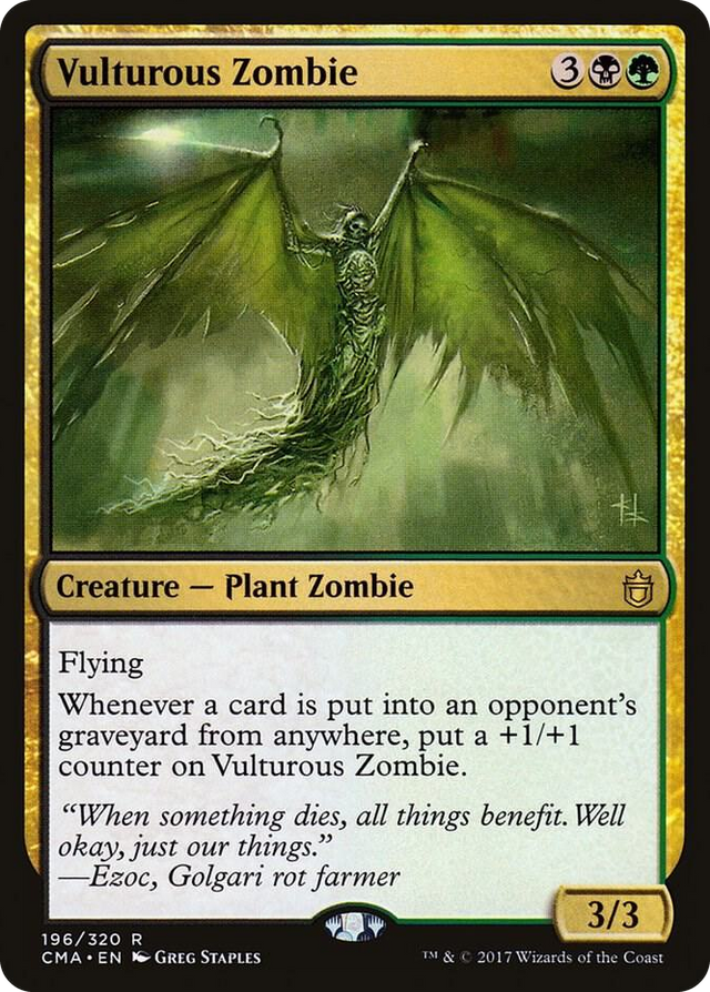 0196 Vulturous Zombie R Commander Anthology