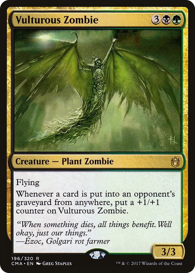 Vulturous Zombie #196 R - Commander Anthology Pokemon card