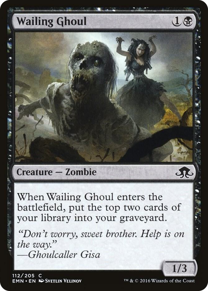 Wailing Ghoul #112 C - Eldritch Moon Pokemon card