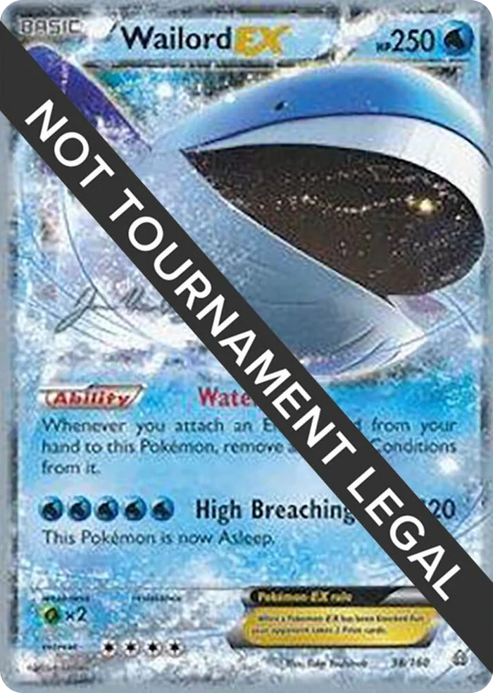 0038 Wailord EX - 2015 (Jacob Van Wagner) Ultra Rare World Championship Decks