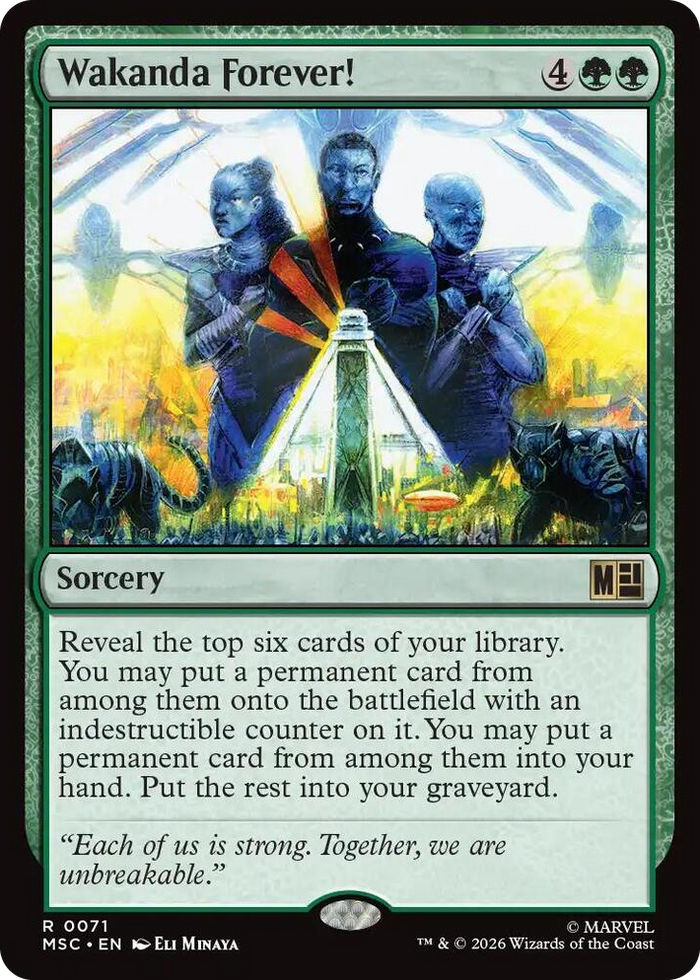 Wakanda Forever! #71 R - Commander: Marvel Super Heroes Pokemon card