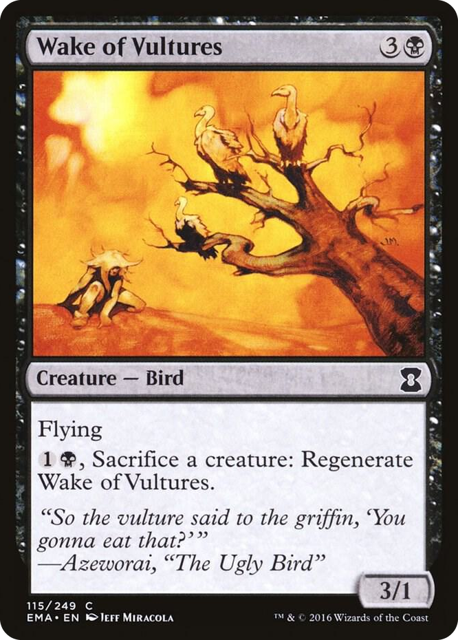 Wake of Vultures #115 C - Eternal Masters Pokemon card