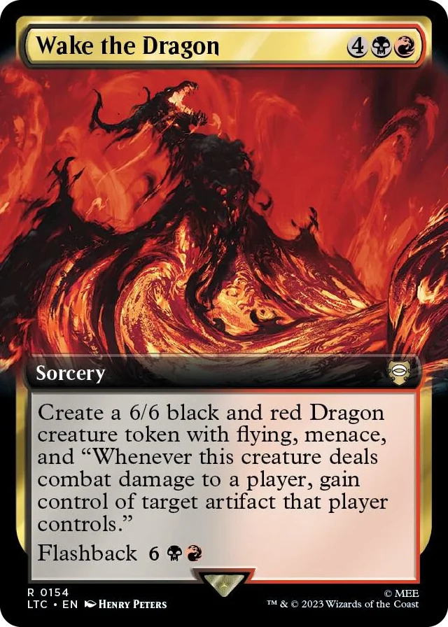 0154 Wake the Dragon (Extended Art) R Commander: The Lord of the Rings: Tales of Middle-earth
