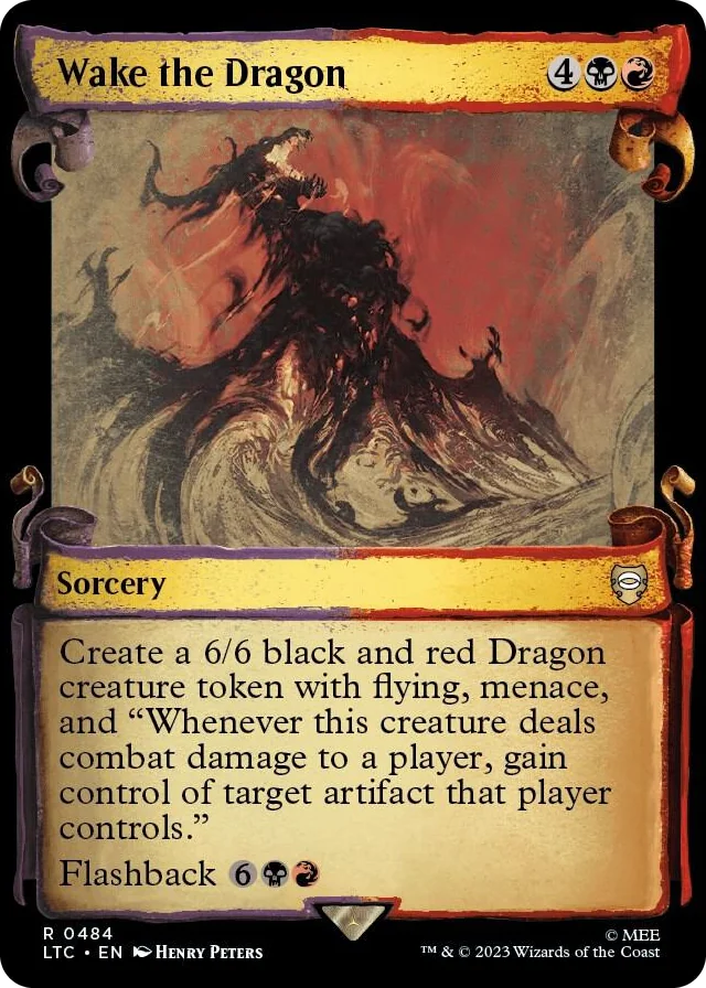 0484 Wake the Dragon (Showcase Scrolls) R Commander: The Lord of the Rings: Tales of Middle-earth