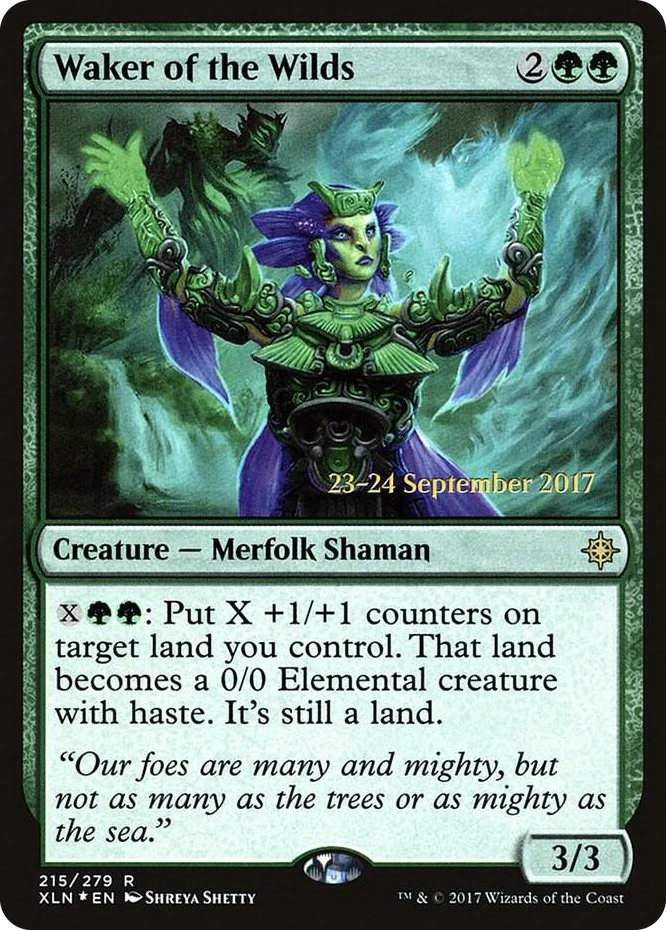 Waker of the Wilds #215 R - Prerelease Cards Pokemon card