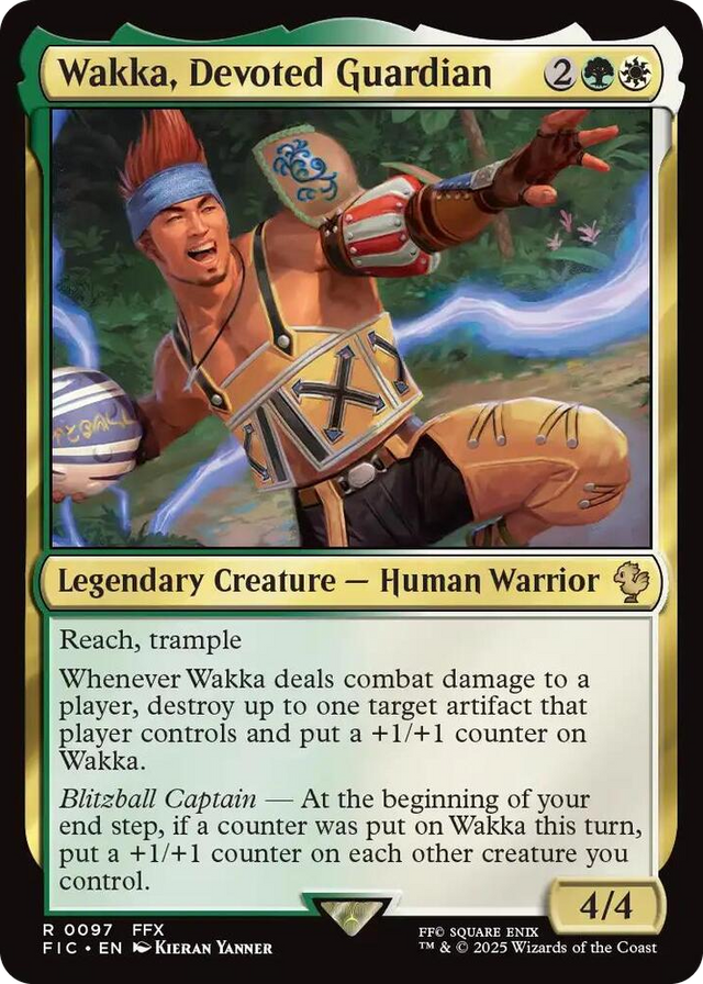 0097 Wakka, Devoted Guardian R Commander: FINAL FANTASY