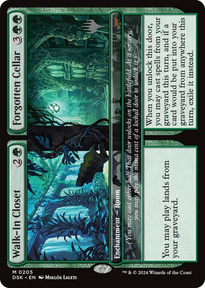 Walk-In Closet // Forgotten Cellar #205 M - Promo Pack: Duskmourn: House of Horror Pokemon card