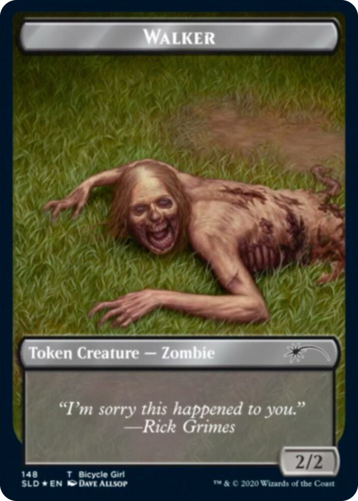 Walker (Bicycle Girl // Well Walker) Double-sided Token #148 T - Secret Lair Drop Series Pokemon card