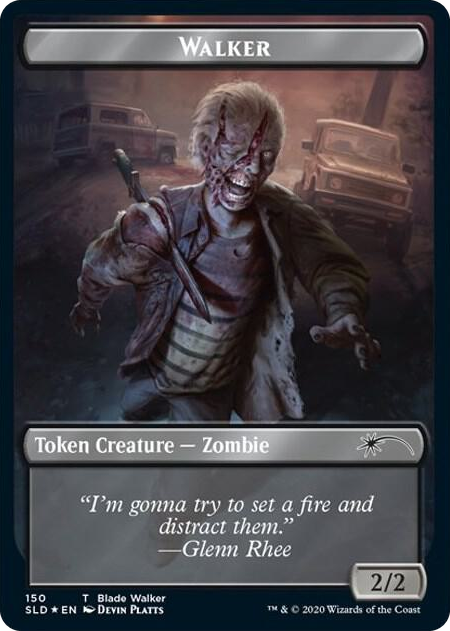 0150 Walker (Blade Walker // Winslow) Double-sided Token T Secret Lair Drop Series