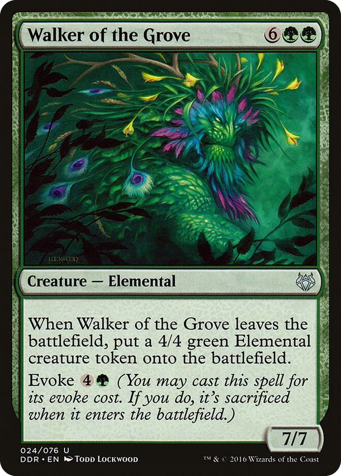 Walker of the Grove #24 U - Duel Decks: Nissa vs. Ob Nixilis Pokemon card