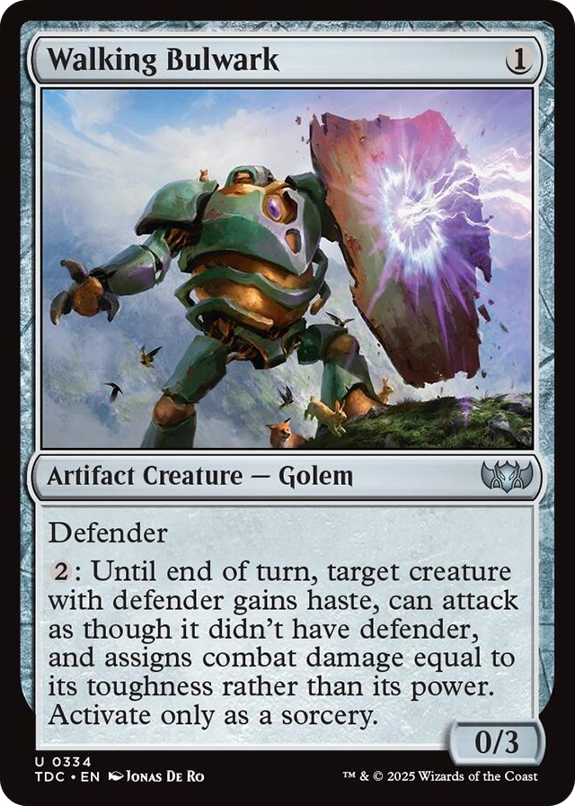 0334 Walking Bulwark U Commander: Tarkir: Dragonstorm