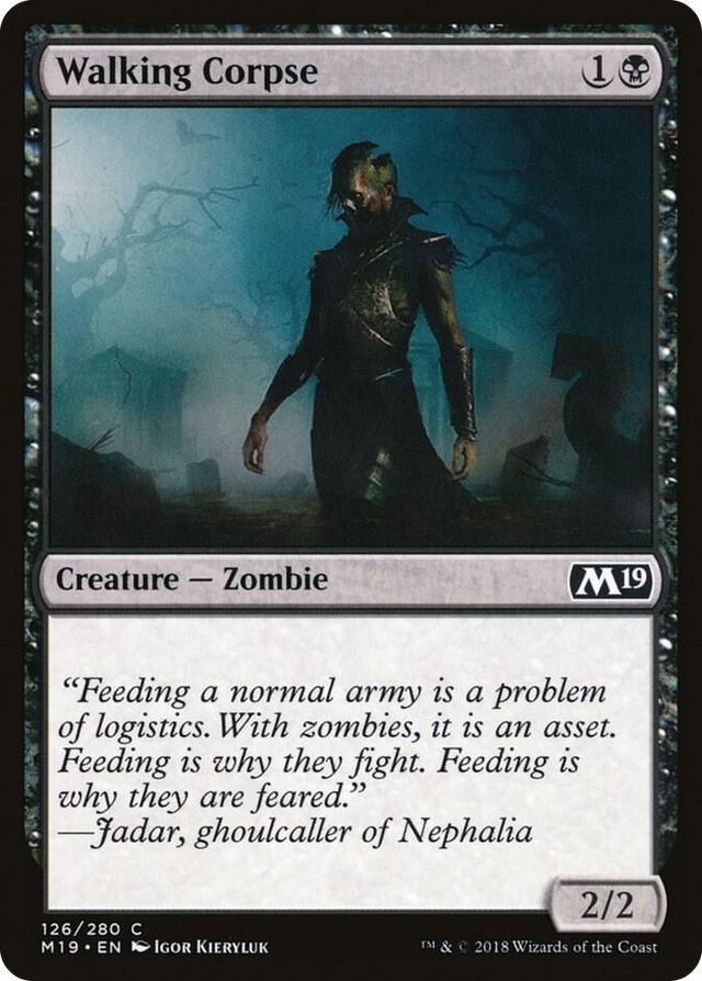 0126 Walking Corpse C Core Set 2019