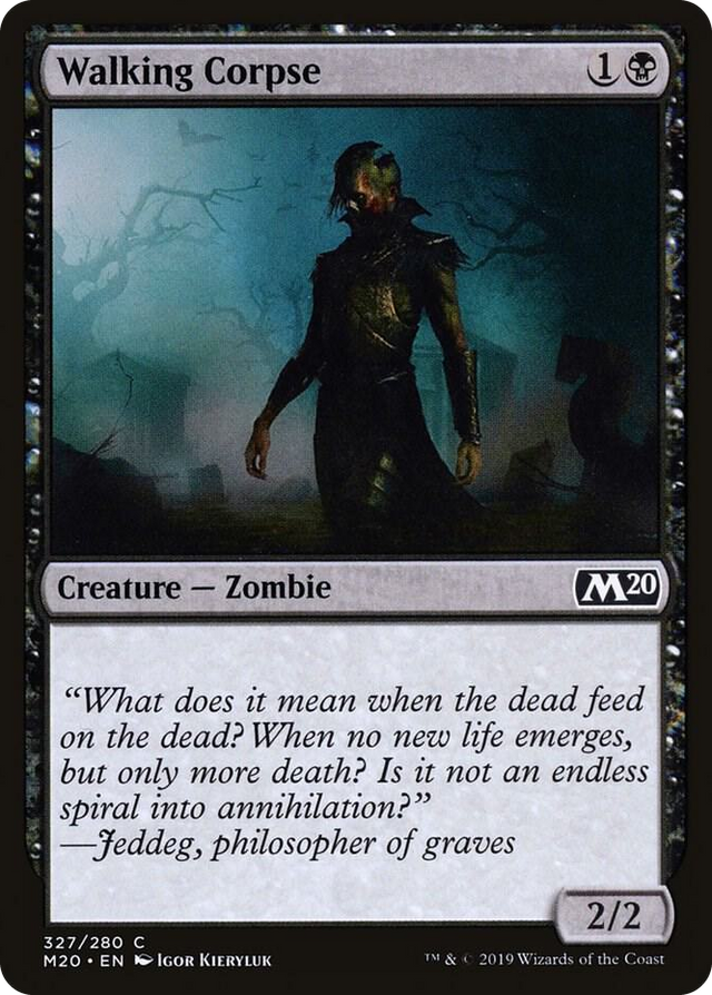 0327 Walking Corpse C Core Set 2020