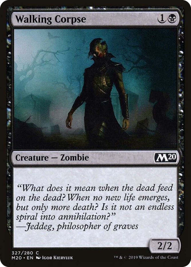 0327 Walking Corpse C Core Set 2020