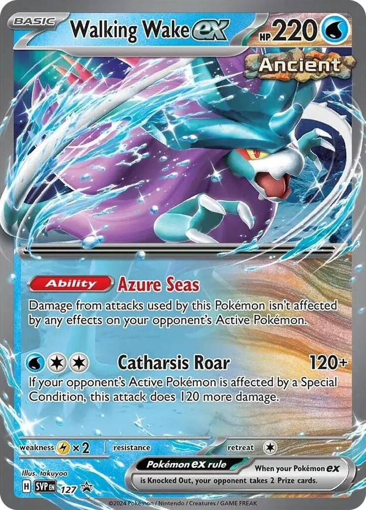 0127 Walking Wake ex - 127 Promo Scarlet & Violet Promo Cards