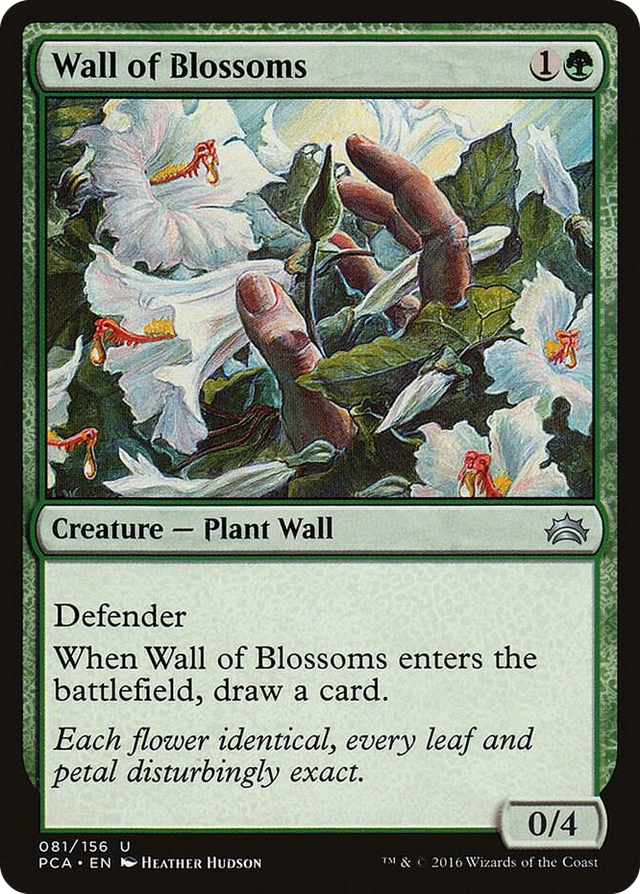 0081 Wall of Blossoms U Planechase Anthology