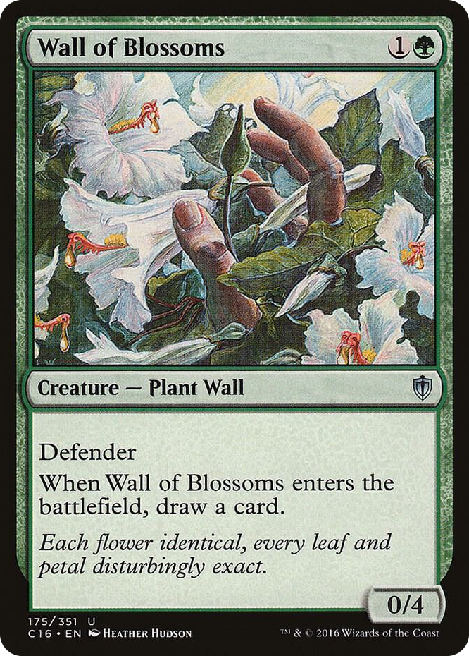 Wall of Blossoms #175 U - Commander 2016 Pokemon card