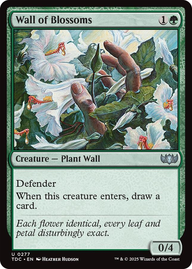 0277 Wall of Blossoms U Commander: Tarkir: Dragonstorm