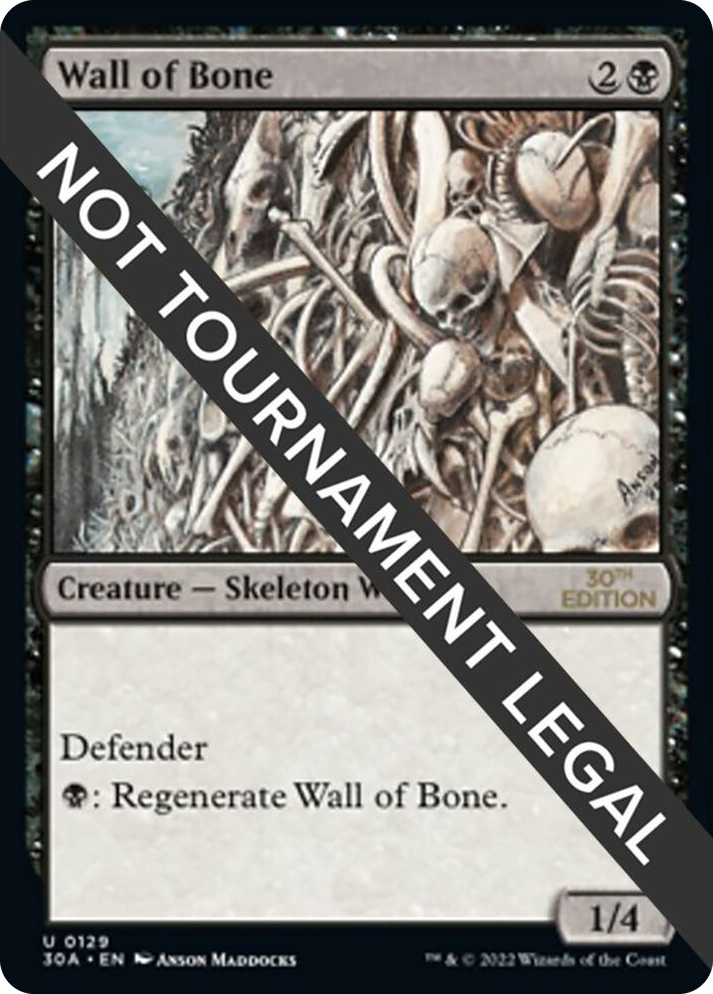 0129 Wall of Bone U 30th Anniversary Edition