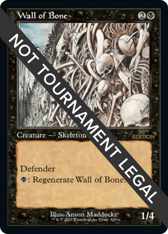 0426 Wall of Bone (Retro Frame) U 30th Anniversary Edition