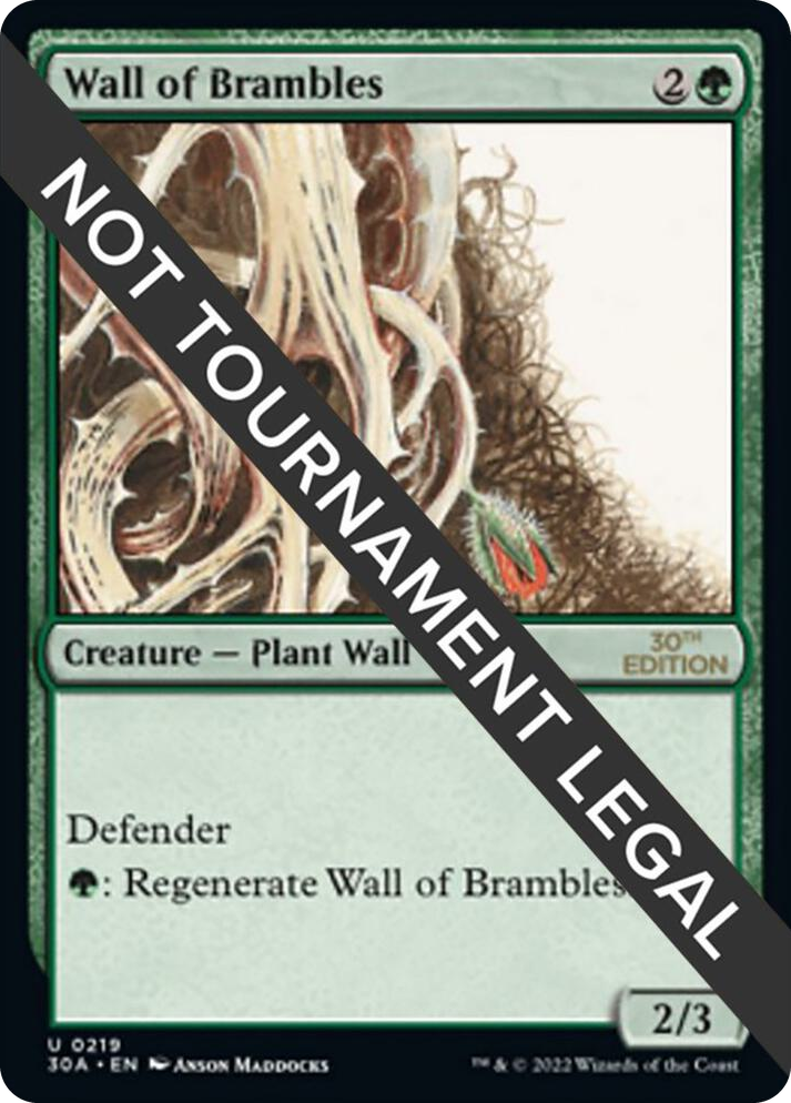 0219 Wall of Brambles U 30th Anniversary Edition