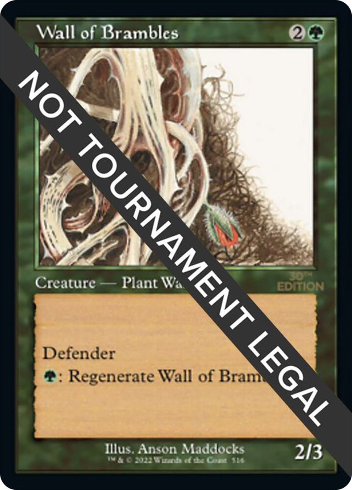 0516 Wall of Brambles (Retro Frame) U 30th Anniversary Edition