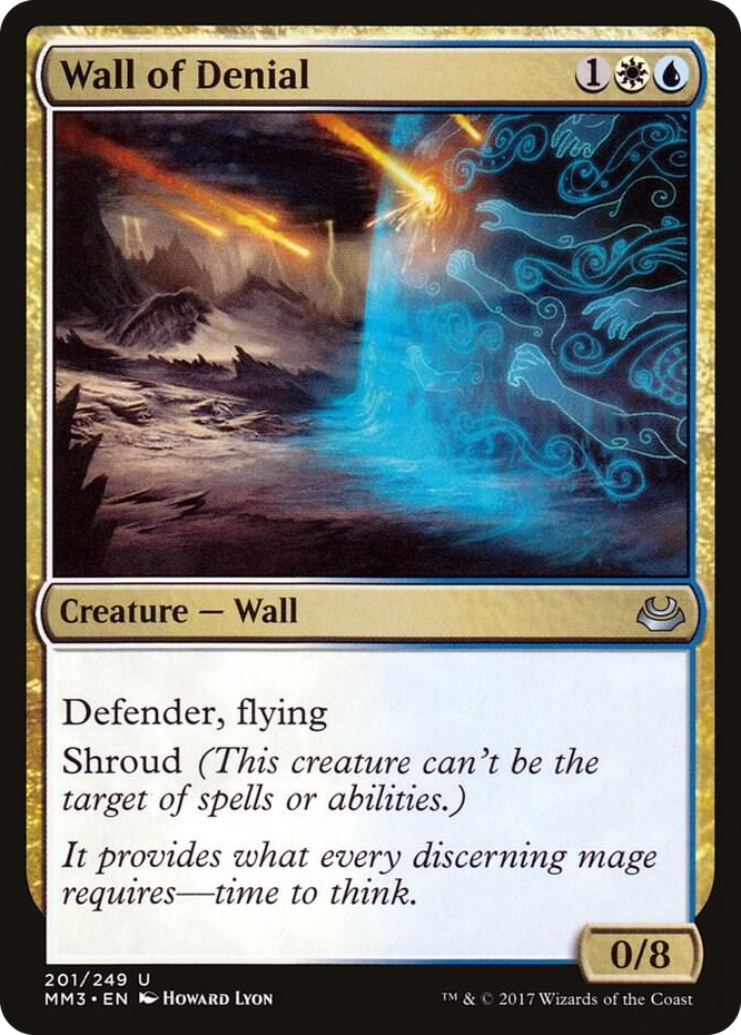 Wall of Denial #201 U - Modern Masters 2017 Pokemon card