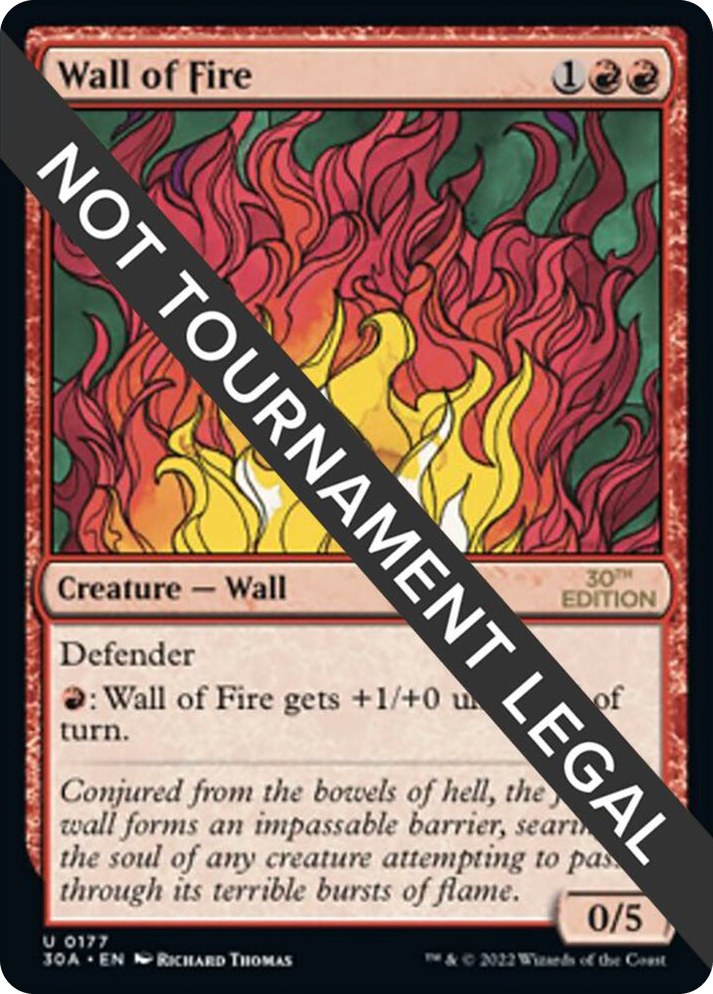 0177 Wall of Fire U 30th Anniversary Edition