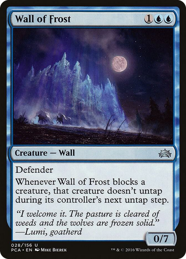 0028 Wall of Frost U Planechase Anthology