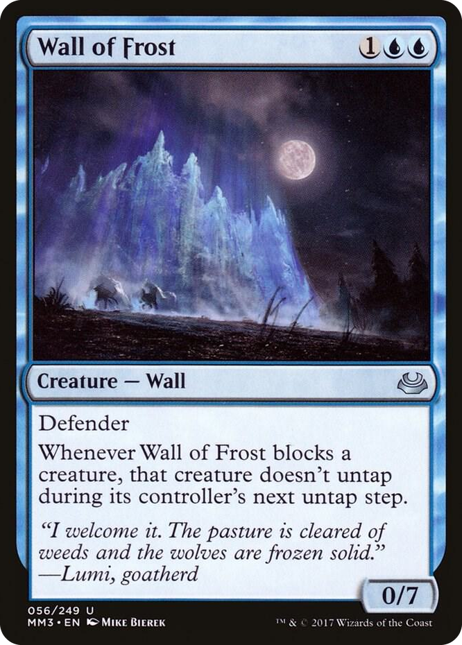 Wall of Frost #56 U - Modern Masters 2017 Pokemon card