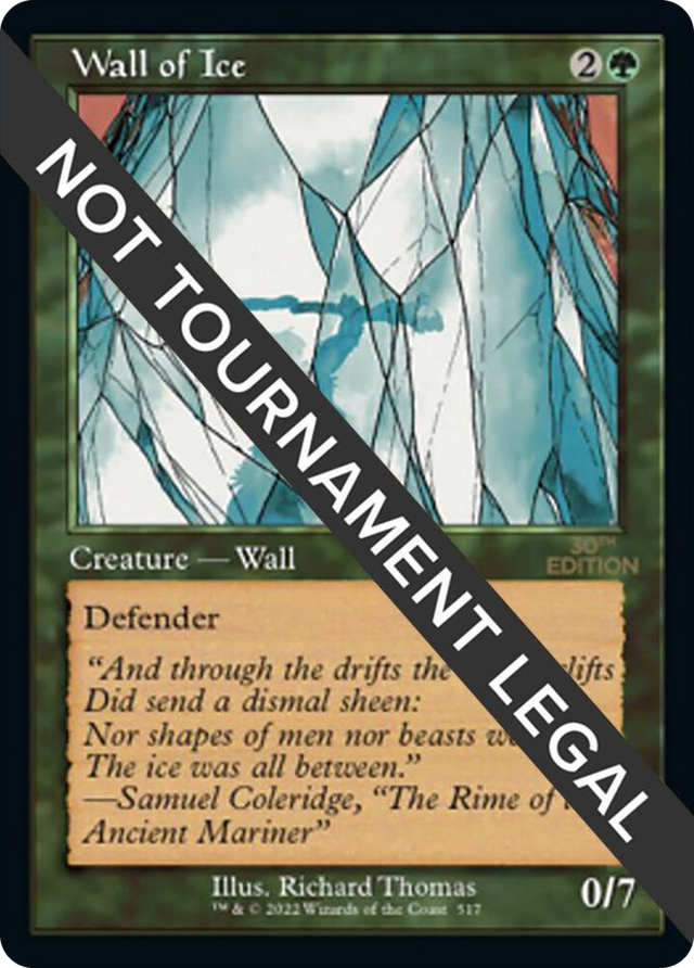 0517 Wall of Ice (Retro Frame) U 30th Anniversary Edition