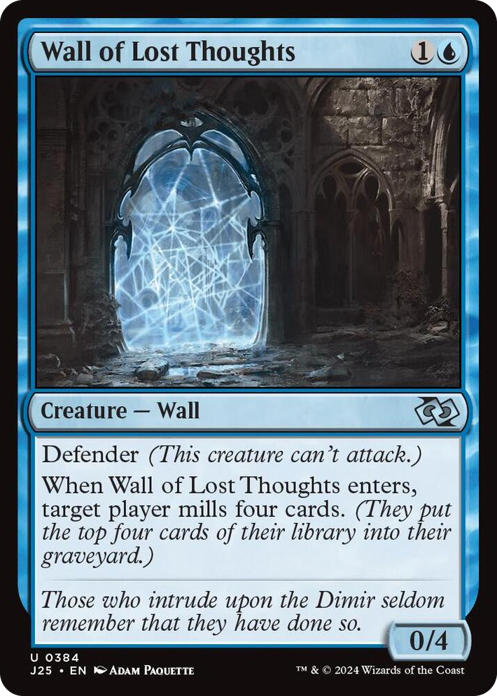 0384 Wall of Lost Thoughts U Foundations Jumpstart