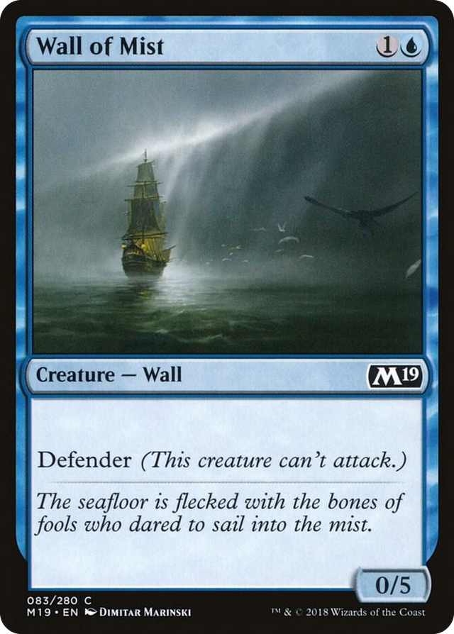 0083 Wall of Mist C Core Set 2019