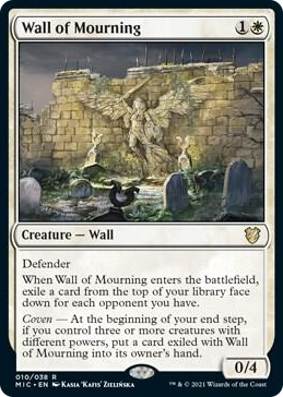 0010 Wall of Mourning R Commander: Innistrad: Midnight Hunt