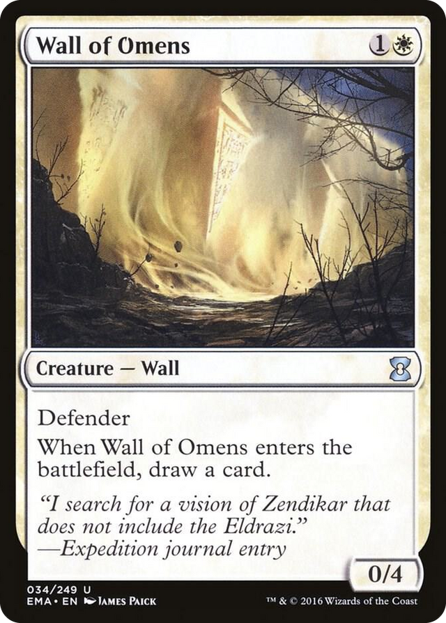 0034 Wall of Omens U Eternal Masters