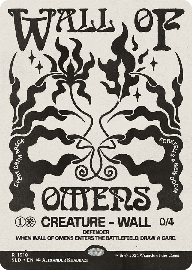 1518 Wall of Omens R Secret Lair Drop Series