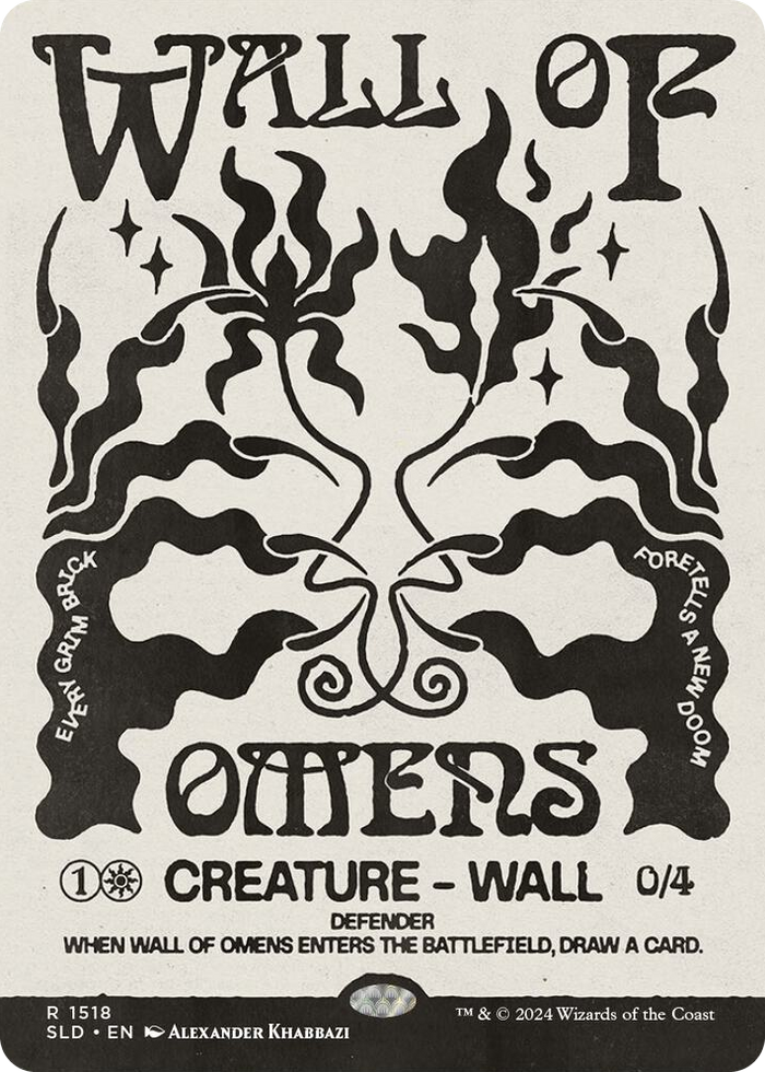 Wall of Omens #1518 R - Secret Lair Drop Series Pokemon card