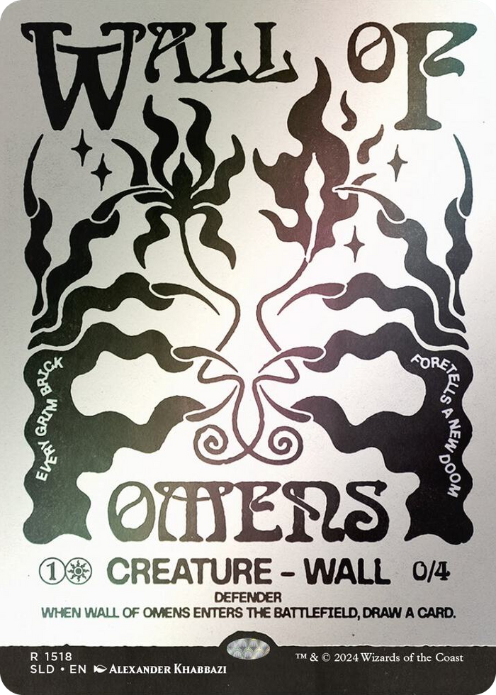 Wall of Omens (Rainbow Foil) #1518 R - Secret Lair Drop Series Pokemon card