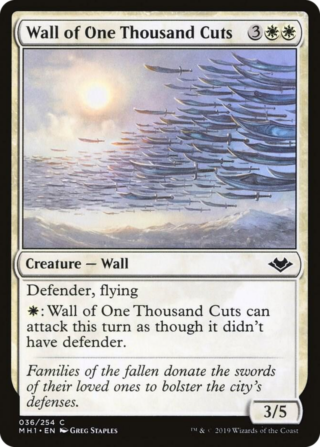 0036 Wall of One Thousand Cuts C Modern Horizons