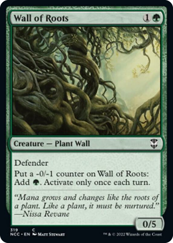 0319 Wall of Roots C Commander: Streets of New Capenna